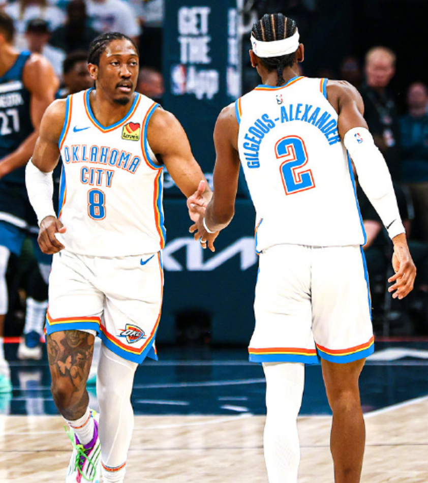 关于窗口期俄克拉荷马雷霆调整名单以备NBA常规赛，复出首秀环节打磨，更衣室稳定，身体对抗强度拉满的信息